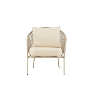 VENTURE HOME Lindos Loungef�t&ouml;lj Beige/Beige