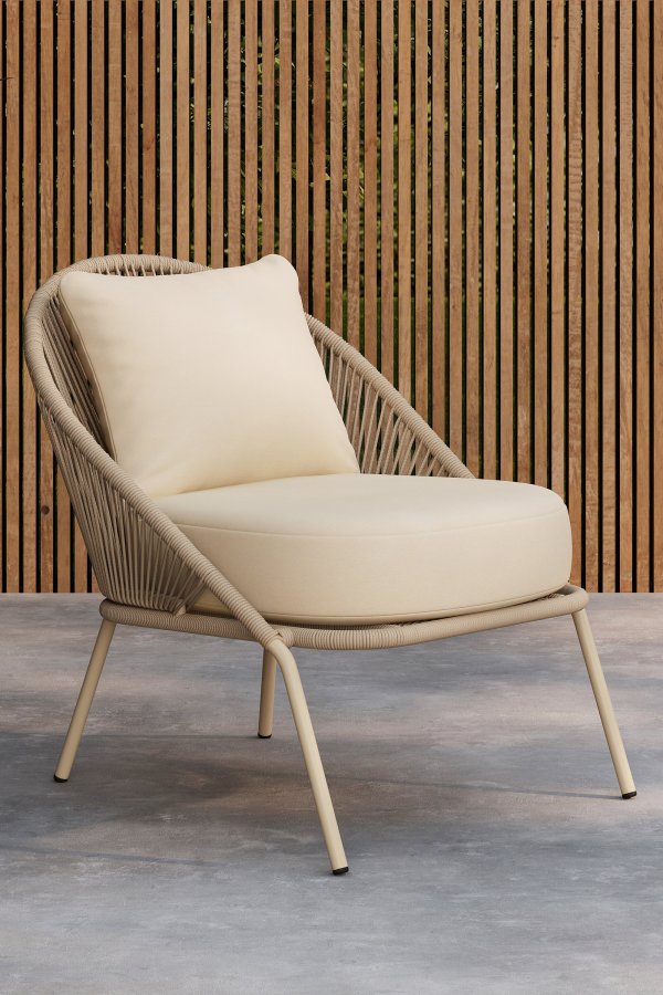 VENTURE HOME Lindos lenestol Beige/Beige