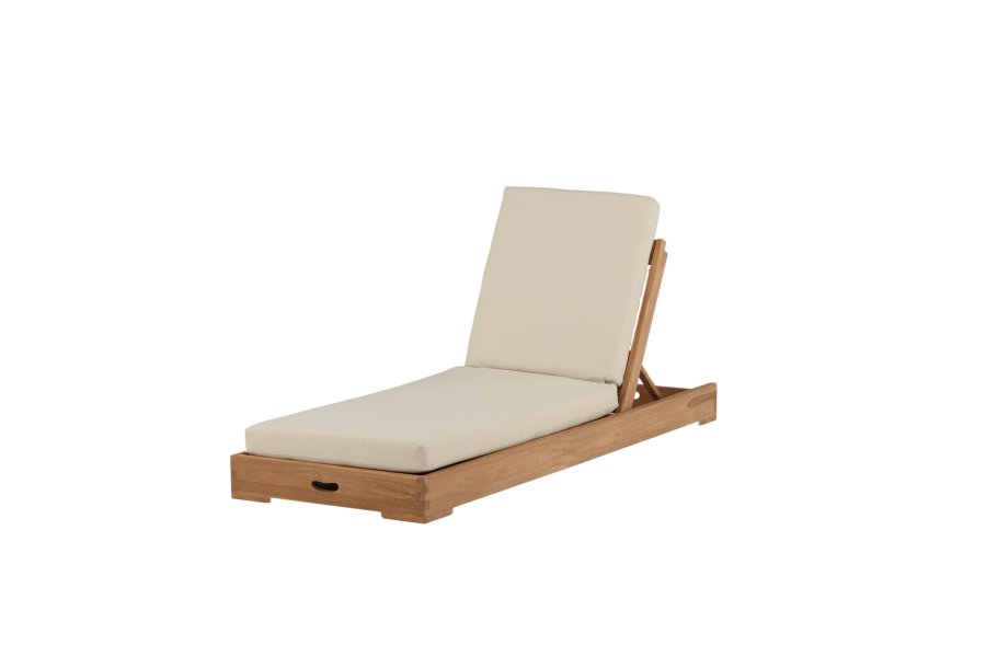 VENTURE HOME Solseng - Teak gyllen inkl. Beige pute