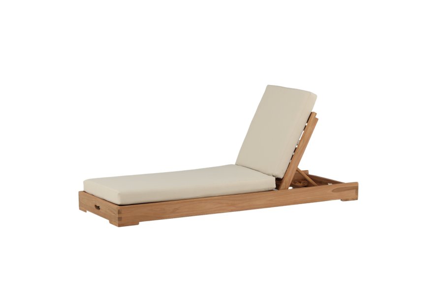 VENTURE HOME Solseng - Teak gyllen inkl. Beige pute