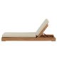 VENTURE HOME Solseng - Teak gyllen inkl. Beige pute