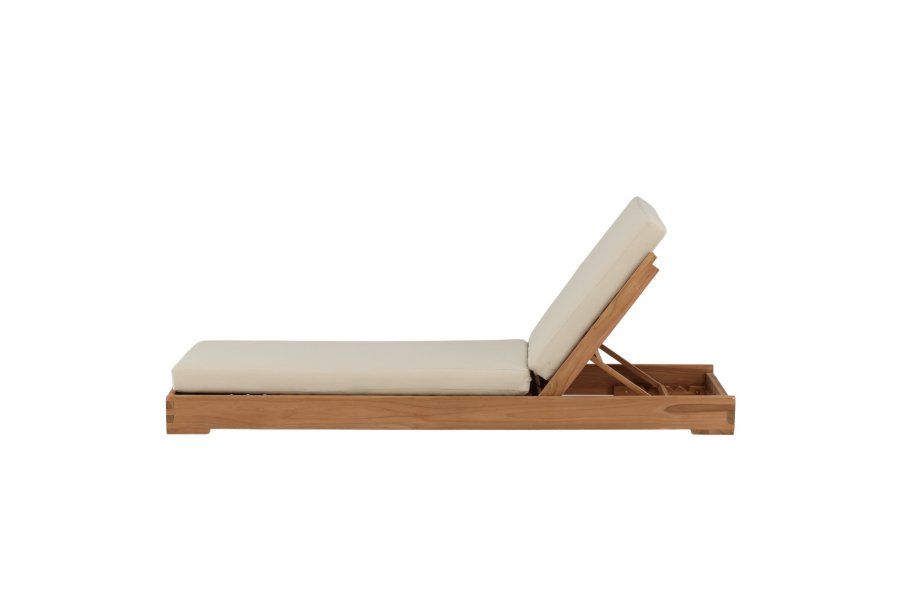 VENTURE HOME Solseng - Teak gyllen inkl. Beige pute