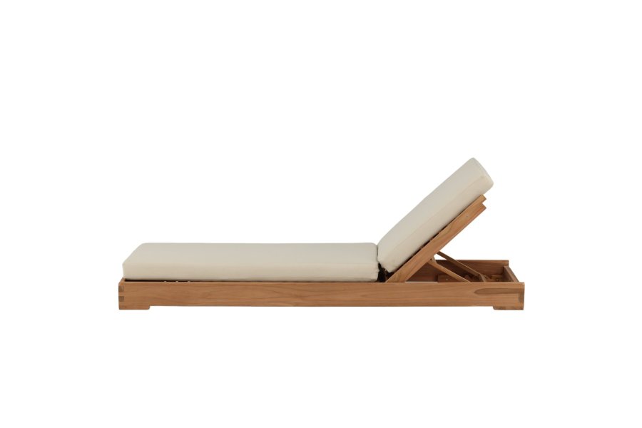 VENTURE HOME Solseng - Teak gyllen inkl. Beige pute
