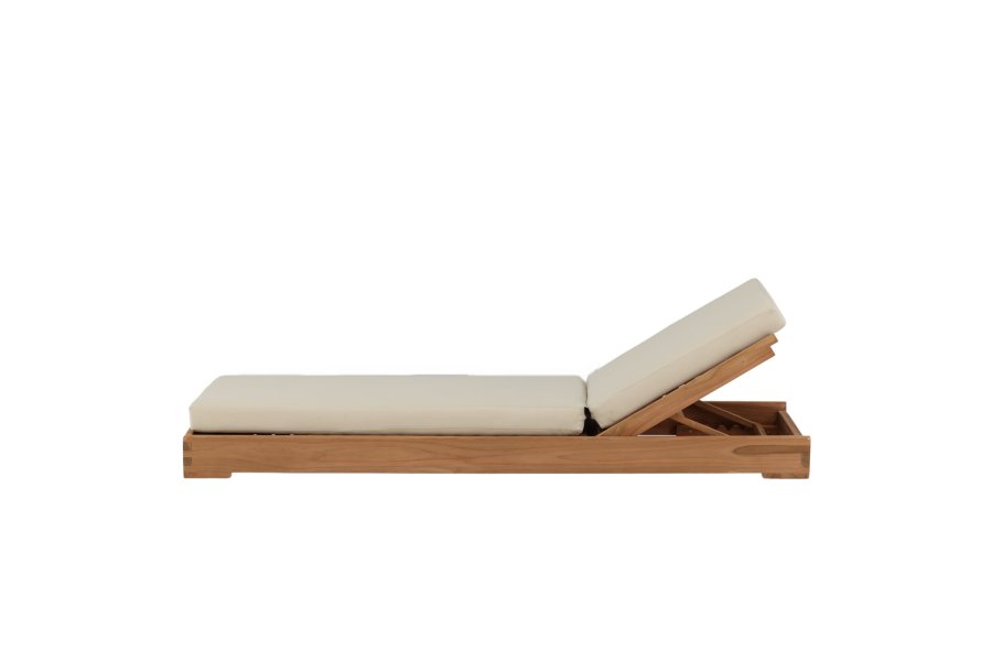 VENTURE HOME Solseng - Teak gyllen inkl. Beige pute