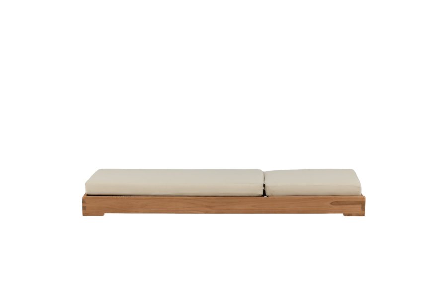 VENTURE HOME Solseng - Teak gyllen inkl. Beige pute