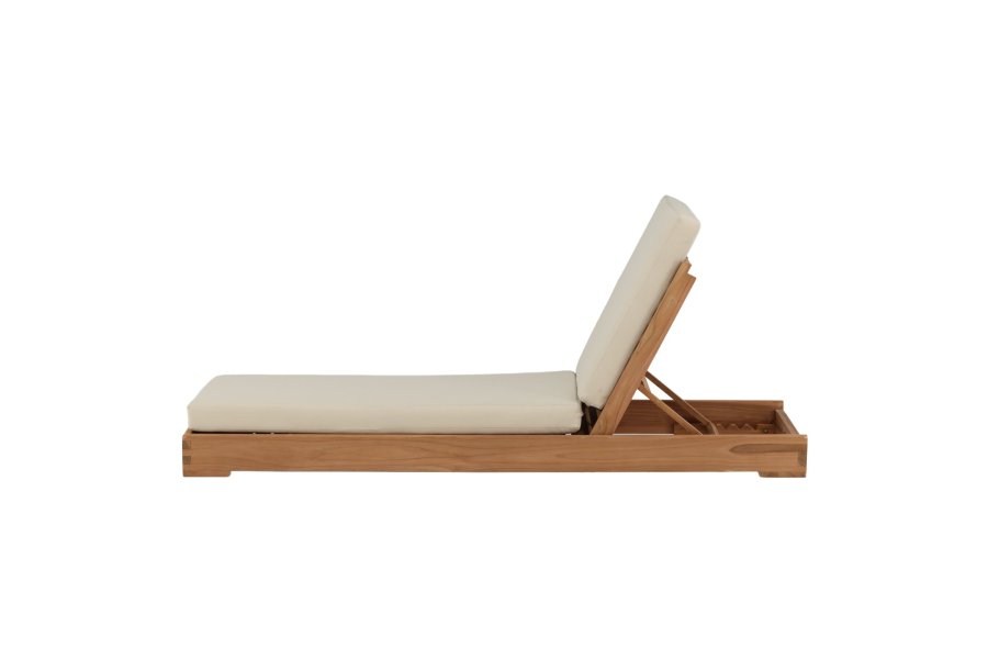 VENTURE HOME Solseng - Teak gyllen inkl. Beige pute