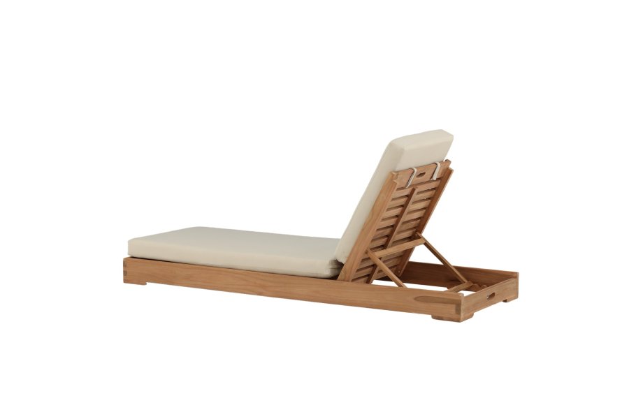 VENTURE HOME Solseng - Teak gyllen inkl. Beige pute