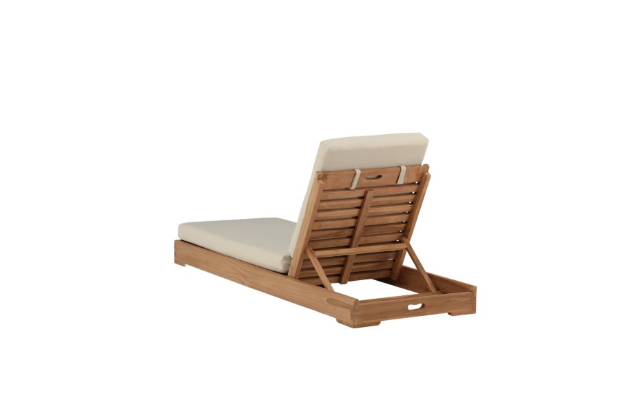VENTURE HOME Solseng - Teak gyllen inkl. Beige pute