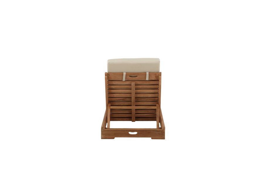 VENTURE HOME Solseng - Teak gyllen inkl. Beige pute