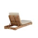 VENTURE HOME Solseng - Teak gyllen inkl. Beige pute