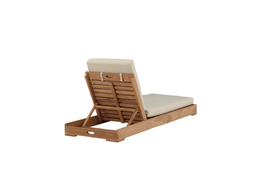 VENTURE HOME Solseng - Teak gyllen inkl. Beige pute