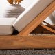 VENTURE HOME Solseng - Teak gyllen inkl. Beige pute