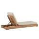 VENTURE HOME Solseng - Teak gyllen inkl. Beige pute