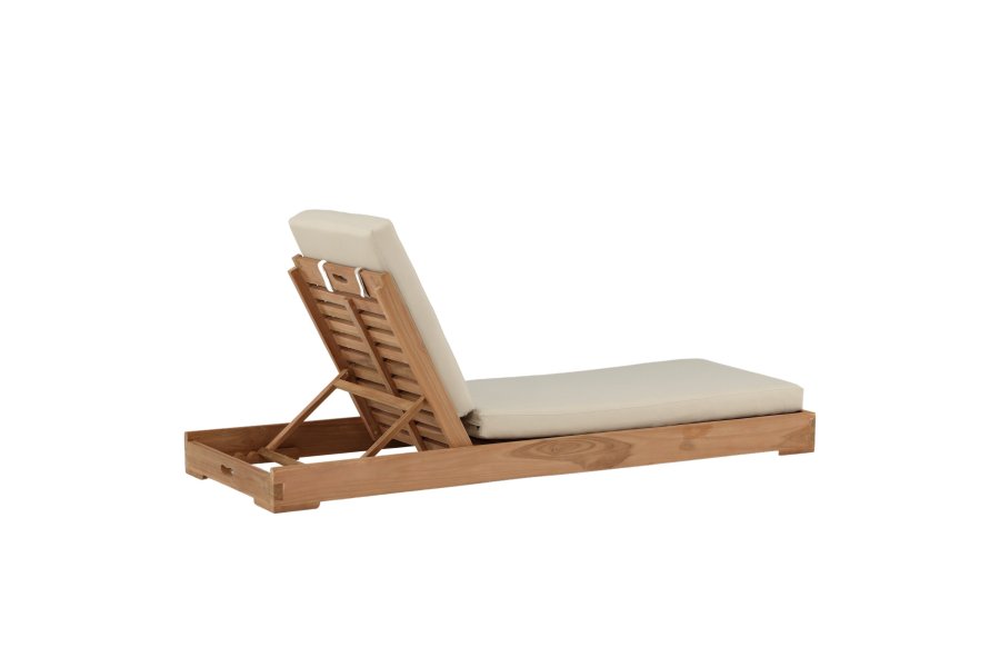 VENTURE HOME Solseng - Teak gyllen inkl. Beige pute