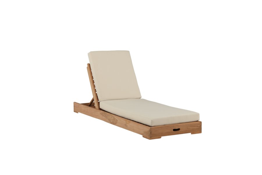 VENTURE HOME Solseng - Teak gyllen inkl. Beige pute