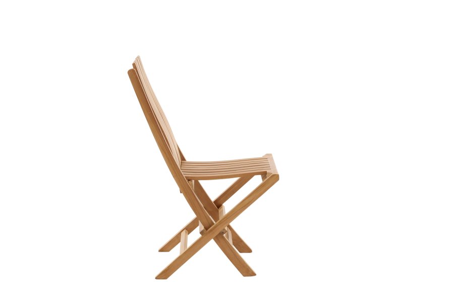 VENTURE HOME Ghana - Hopf&auml;llbar stol - Naturlig - Teak -