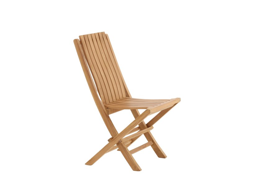 VENTURE HOME Ghana - Hopf&auml;llbar stol - Naturlig - Teak -
