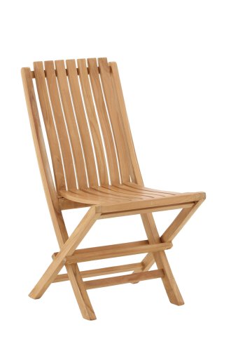VENTURE HOME Ghana - Hopf&auml;llbar stol - Naturlig - Teak -