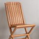 VENTURE HOME Ghana - Hopf&auml;llbar stol - Naturlig - Teak -