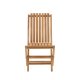 VENTURE HOME Ghana - Hopf&auml;llbar stol - Naturlig - Teak -