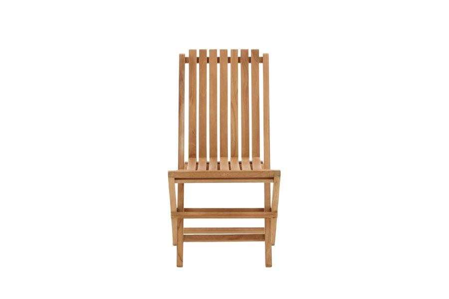VENTURE HOME Ghana - Hopf&auml;llbar stol - Naturlig - Teak -