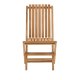 VENTURE HOME Ghana - Hopf&auml;llbar stol - Naturlig - Teak -