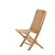 VENTURE HOME Ghana - Hopf&auml;llbar stol - Naturlig - Teak -