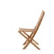 VENTURE HOME Ghana - Hopf&auml;llbar stol - Naturlig - Teak -