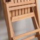 VENTURE HOME Ghana - Hopf&auml;llbar stol - Naturlig - Teak -