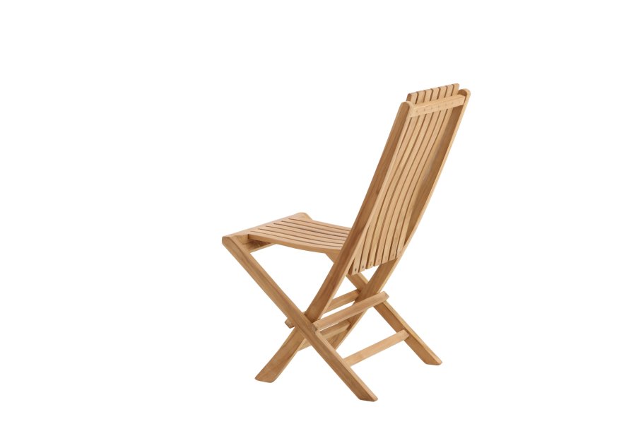 VENTURE HOME Ghana - Hopf&auml;llbar stol - Naturlig - Teak -
