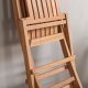 VENTURE HOME Ghana - Hopf&auml;llbar stol - Naturlig - Teak -