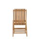 VENTURE HOME Ghana - Hopf&auml;llbar stol - Naturlig - Teak -