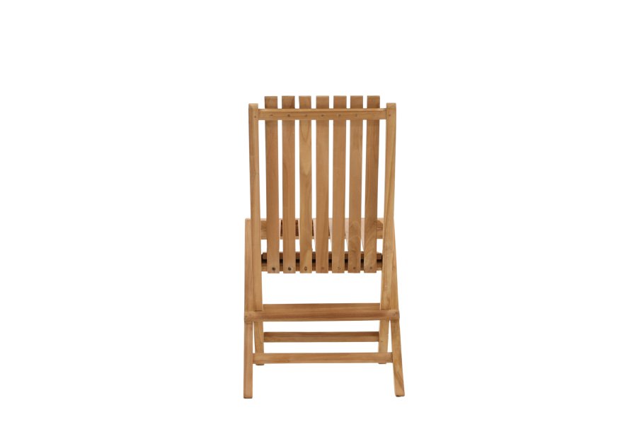 VENTURE HOME Ghana - Hopf&auml;llbar stol - Naturlig - Teak -