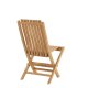VENTURE HOME Ghana - Hopf&auml;llbar stol - Naturlig - Teak -