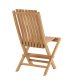 VENTURE HOME Ghana - Hopf&auml;llbar stol - Naturlig - Teak -
