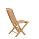 VENTURE HOME Ghana - Hopf&auml;llbar stol - Naturlig - Teak -