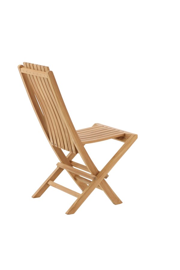 VENTURE HOME Ghana - Hopf&auml;llbar stol - Naturlig - Teak -