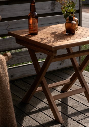 VENTURE HOME Kenya - Salongbord - Naturlig - Teak - 50*50 cm
