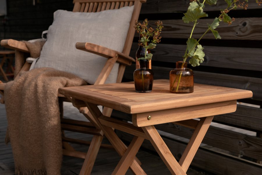 VENTURE HOME Kenya - Salongbord - Naturlig - Teak - 50*50 cm