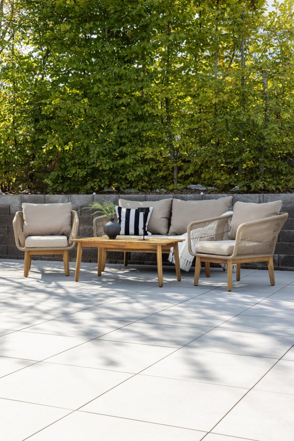 VENTURE HOME Chania soffgrupp - Latte/Akacia