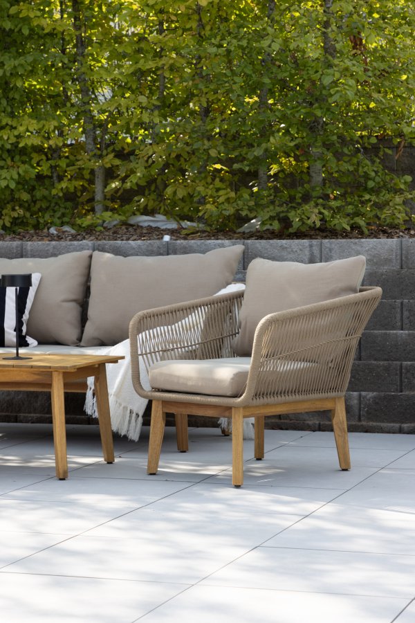 VENTURE HOME Chania soffgrupp - Latte/Akacia