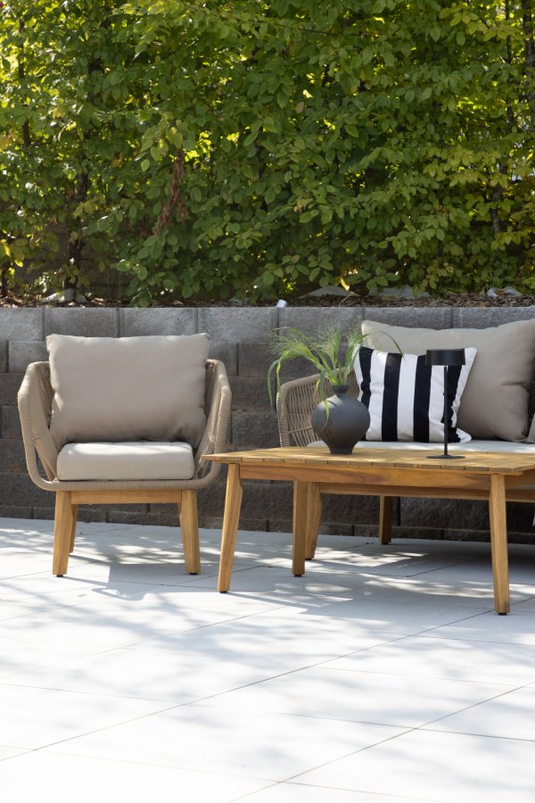 VENTURE HOME Chania soffgrupp - Latte/Akacia