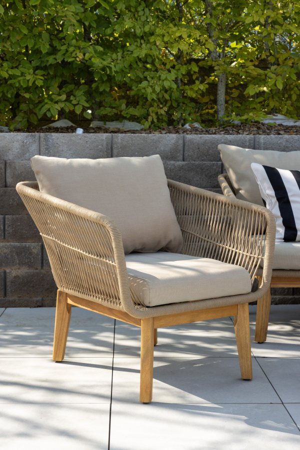 VENTURE HOME Chania soffgrupp - Latte/Akacia