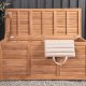 VENTURE HOME Trento Puteboks Teak - Naturlig / 50*130*60