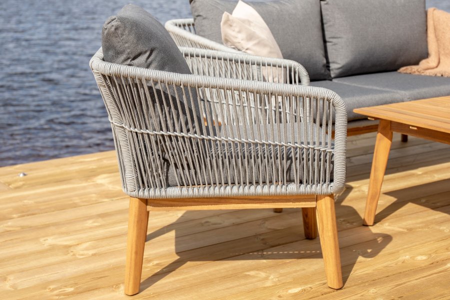 VENTURE HOME Chania soffgrupp - Gr�/Akacia