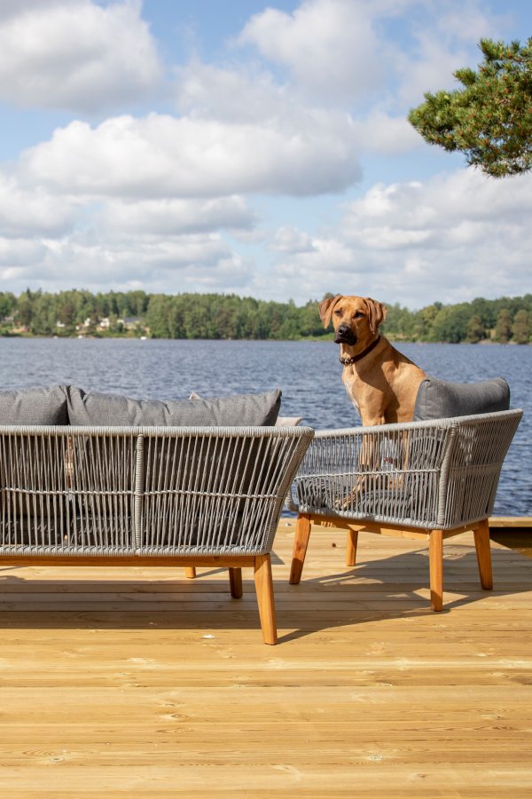 VENTURE HOME Chania soffgrupp - Gr�/Akacia