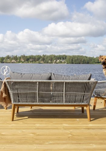 VENTURE HOME Chania soffgrupp - Gr�/Akacia