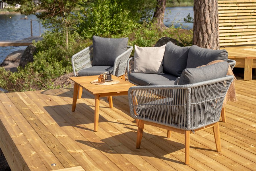 VENTURE HOME Chania soffgrupp - Gr�/Akacia