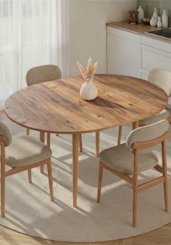 NORDV�RK Viona - Uttrekkbart spisebord i atlantisk furu