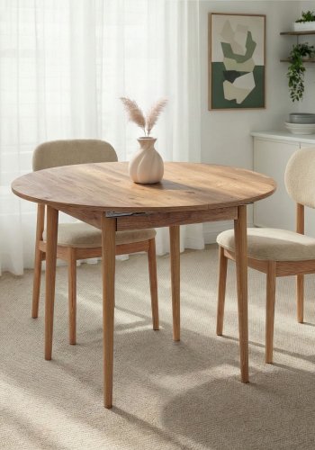 NORDV�RK Viona - Uttrekkbart spisebord i atlantisk furu